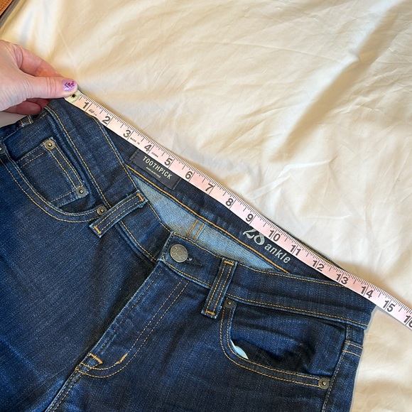 Ladies J. Crew Toothpick Ankle Dark Wash Jeans 28 - Picture 6 of 9